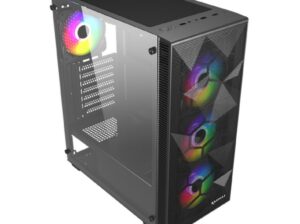 Raidmax Atx/Matx Gaming Case – 4 X Static RGB Led