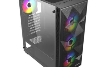 Raidmax Atx/Matx Gaming Case – 4 X Static RGB Led