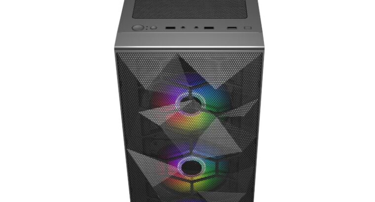 Raidmax Atx/Matx Gaming Case – 4 X Static RGB Led